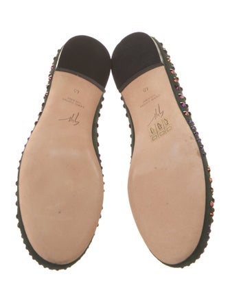 Giuseppe Zanotti Suede Ballet Flats