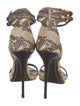 Giuseppe Zanotti Snakeskin Printed D'Orsay Pumps