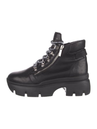 Giuseppe Zanotti Leather Hiking Boots