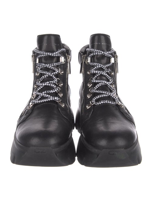 Giuseppe Zanotti Leather Hiking Boots
