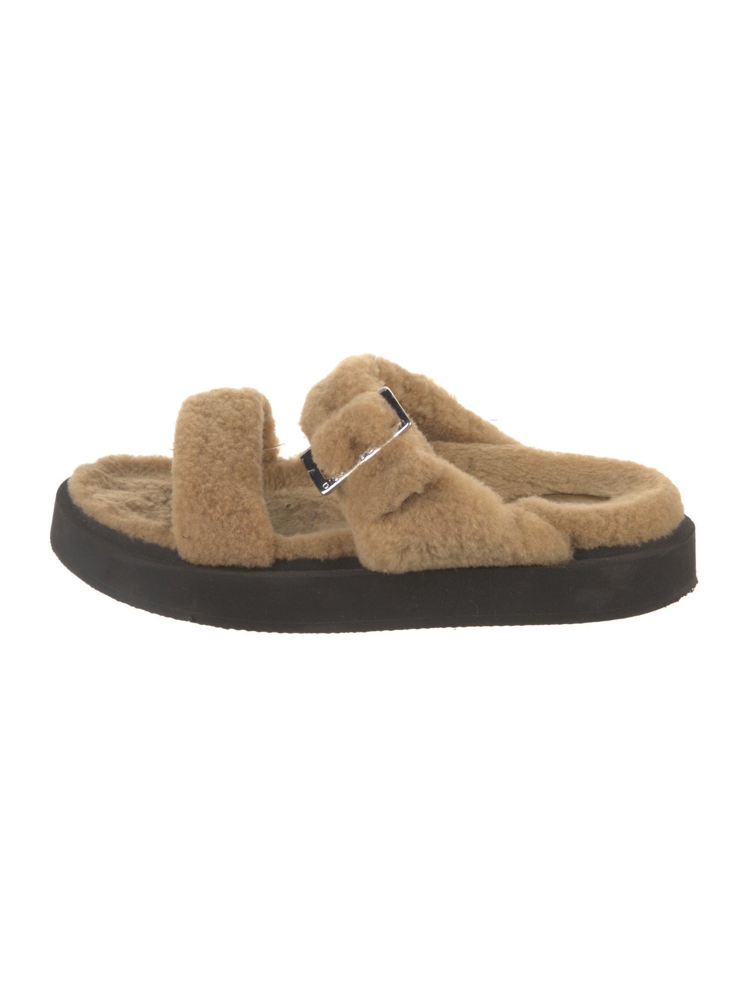 Giuseppe Zanotti Shearling Slides