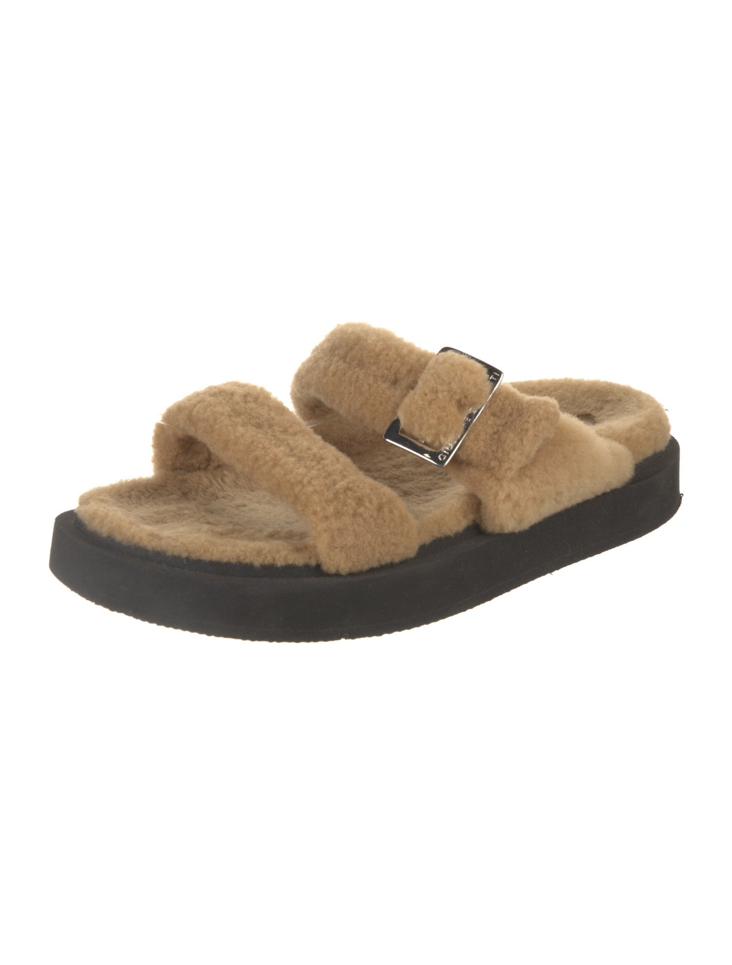 Giuseppe Zanotti Shearling Slides