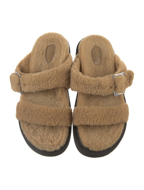 Giuseppe Zanotti Shearling Slides