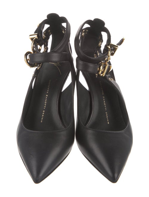 Giuseppe Zanotti Leather Studded Accents Pumps