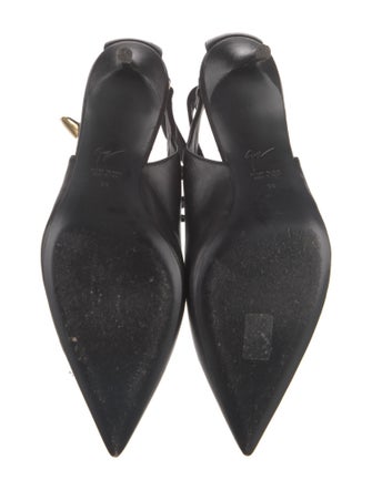 Giuseppe Zanotti Leather Studded Accents Pumps