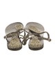 Giuseppe Zanotti Suede Crystal Embellishments Sandals