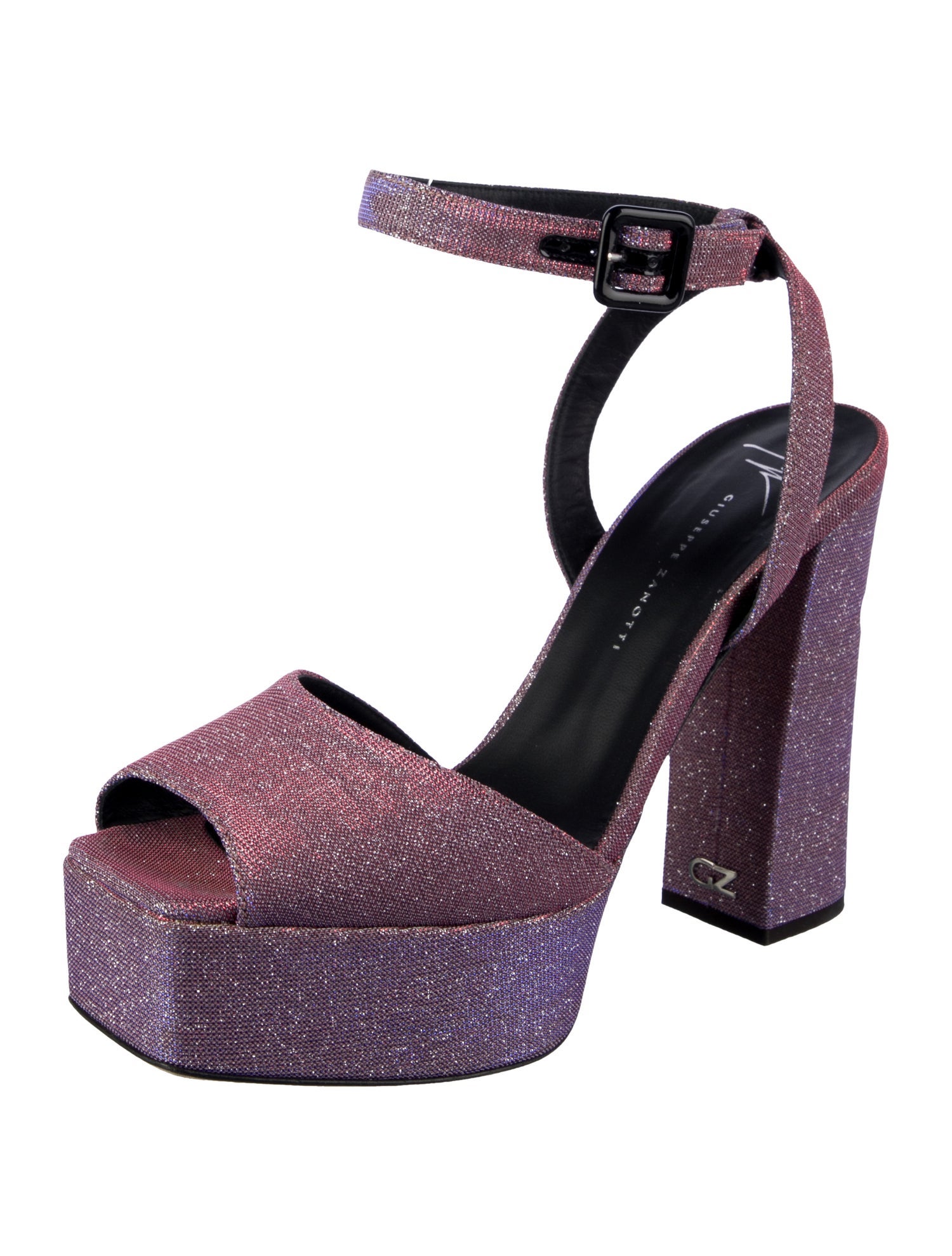 Giuseppe Zanotti Glitter Accents D'Orsay Pumps