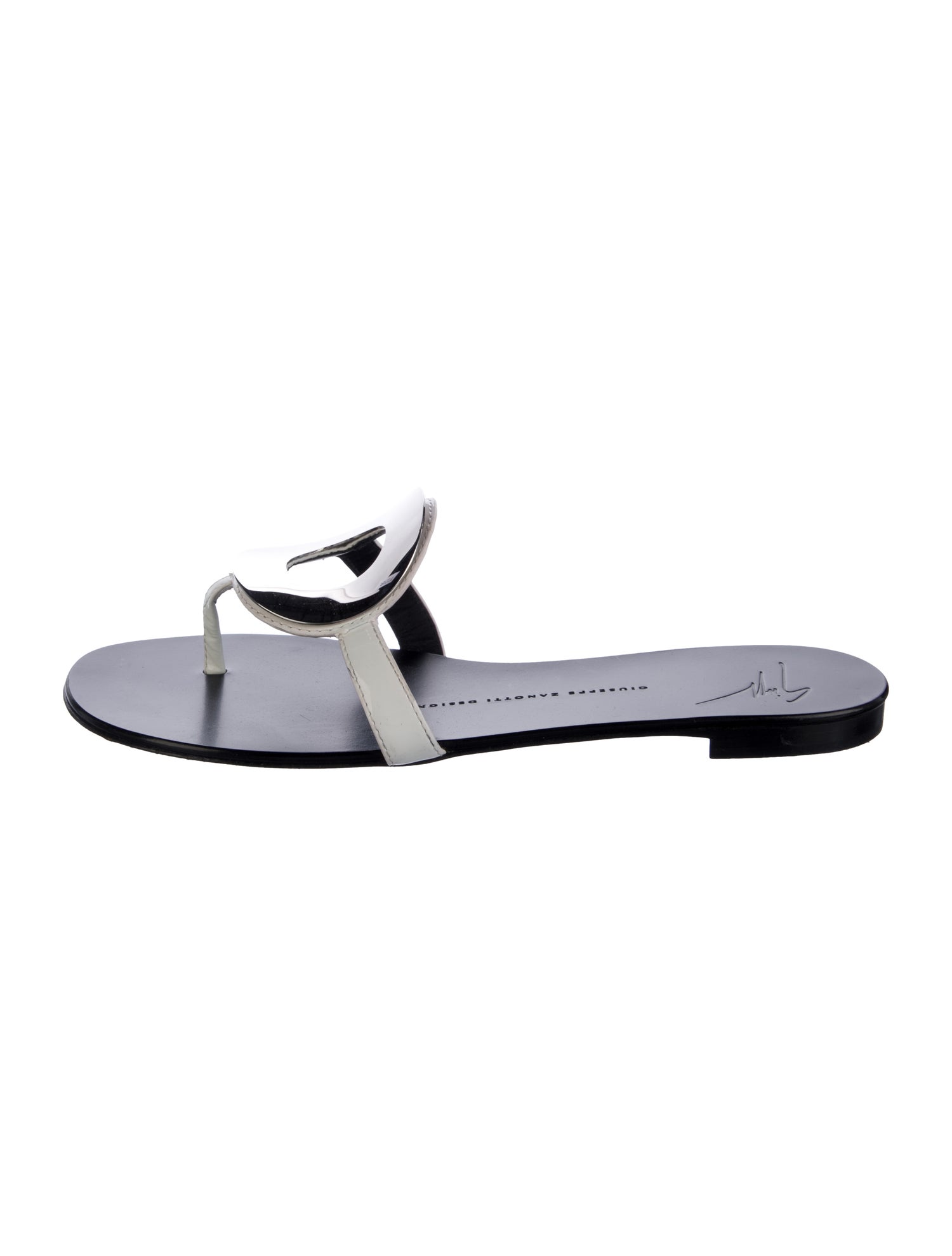 Giuseppe Zanotti Leather Flip Flops