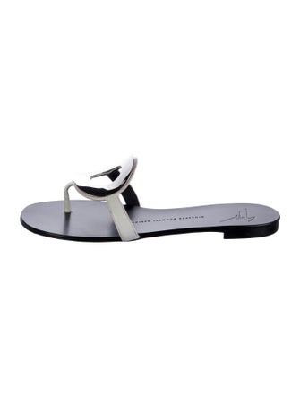 Giuseppe Zanotti Leather Flip Flops