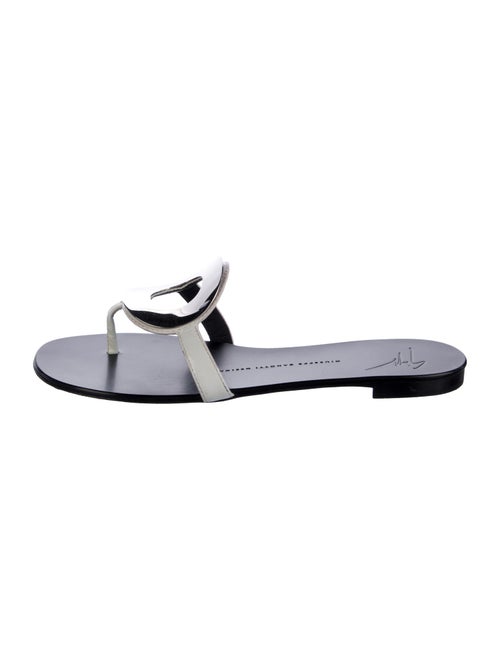 Giuseppe Zanotti Leather Flip Flops