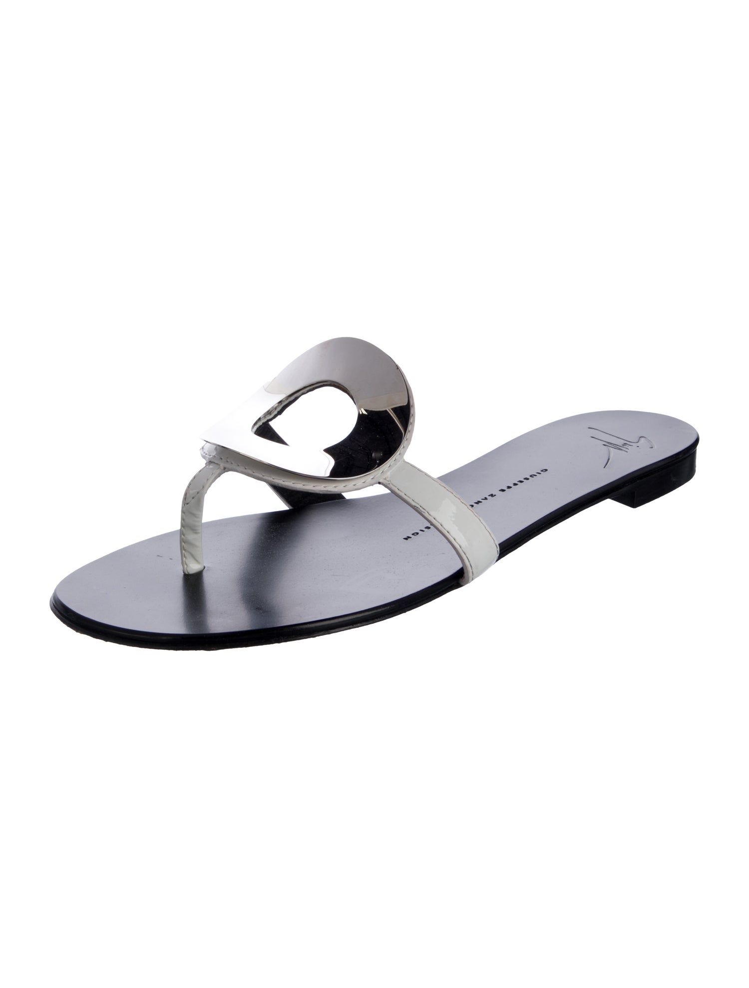 Giuseppe Zanotti Leather Flip Flops