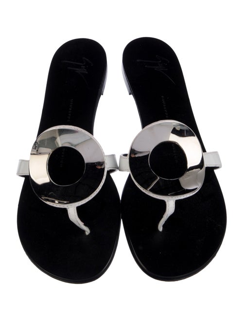 Giuseppe Zanotti Leather Flip Flops