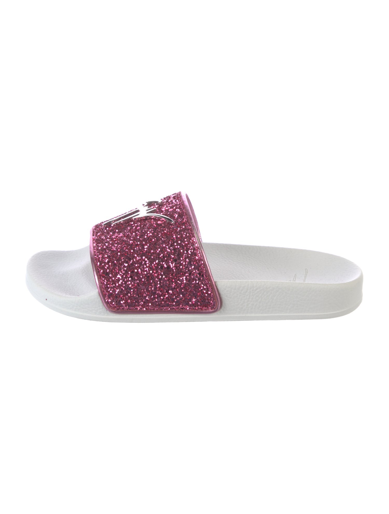 Giuseppe Zanotti Glitter Glitter Accents Slippers
