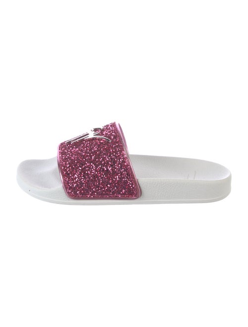 Giuseppe Zanotti Glitter Glitter Accents Slippers