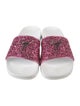 Giuseppe Zanotti Glitter Glitter Accents Slippers