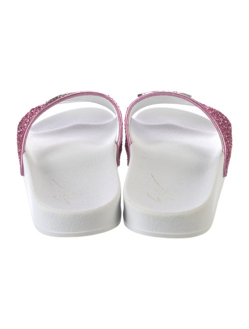 Giuseppe Zanotti Glitter Glitter Accents Slippers