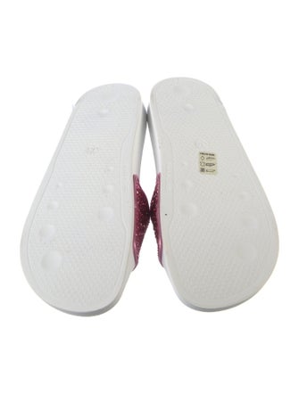 Giuseppe Zanotti Glitter Glitter Accents Slippers