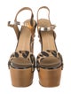 Giuseppe Zanotti Leather Printed Sandals