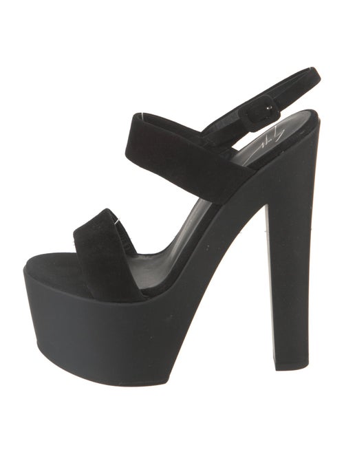 Giuseppe Zanotti Suede Slingback Sandals