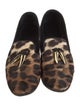 Giuseppe Zanotti Ponyhair Animal Print Loafers