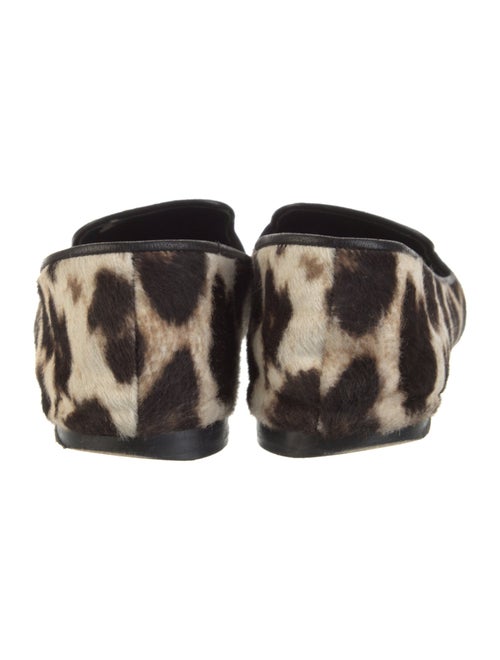 Giuseppe Zanotti Ponyhair Animal Print Loafers