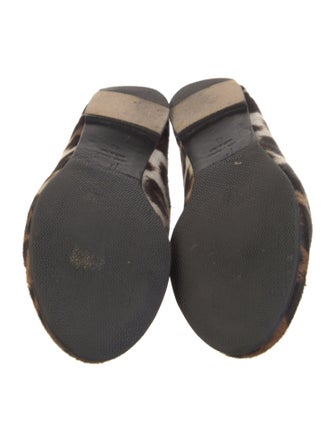 Giuseppe Zanotti Ponyhair Animal Print Loafers