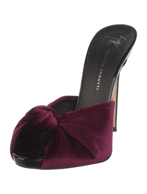Giuseppe Zanotti Velvet Mules