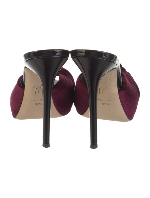 Giuseppe Zanotti Velvet Mules