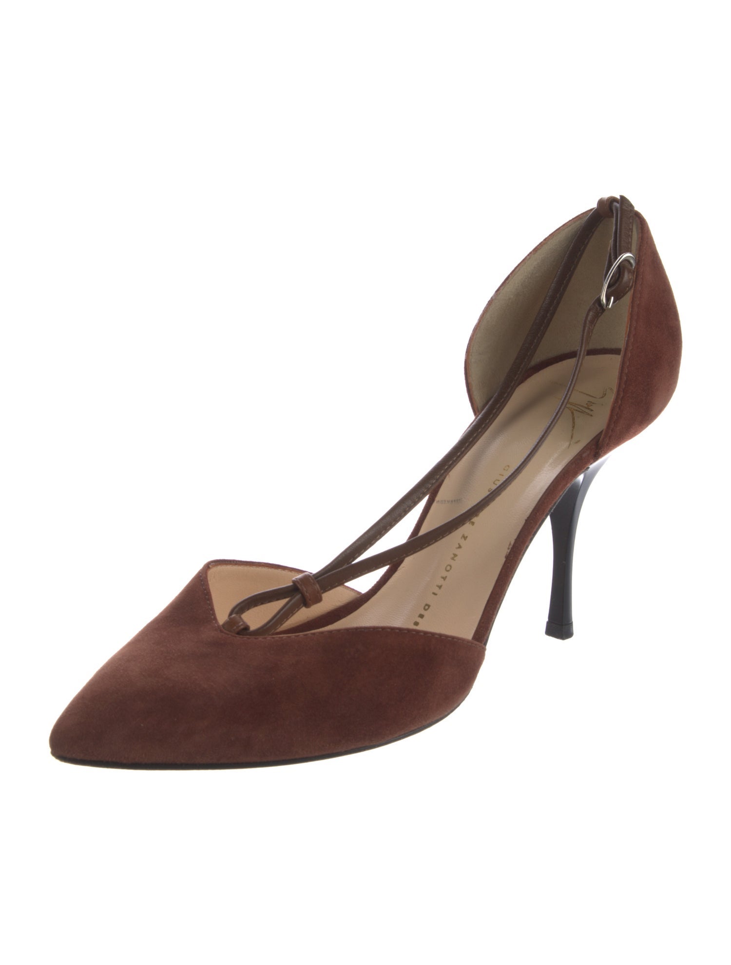 Giuseppe Zanotti Suede D'Orsay Pumps