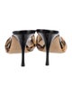 Giuseppe Zanotti Leather Animal Print Slides