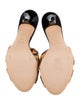 Giuseppe Zanotti Leather Animal Print Slides