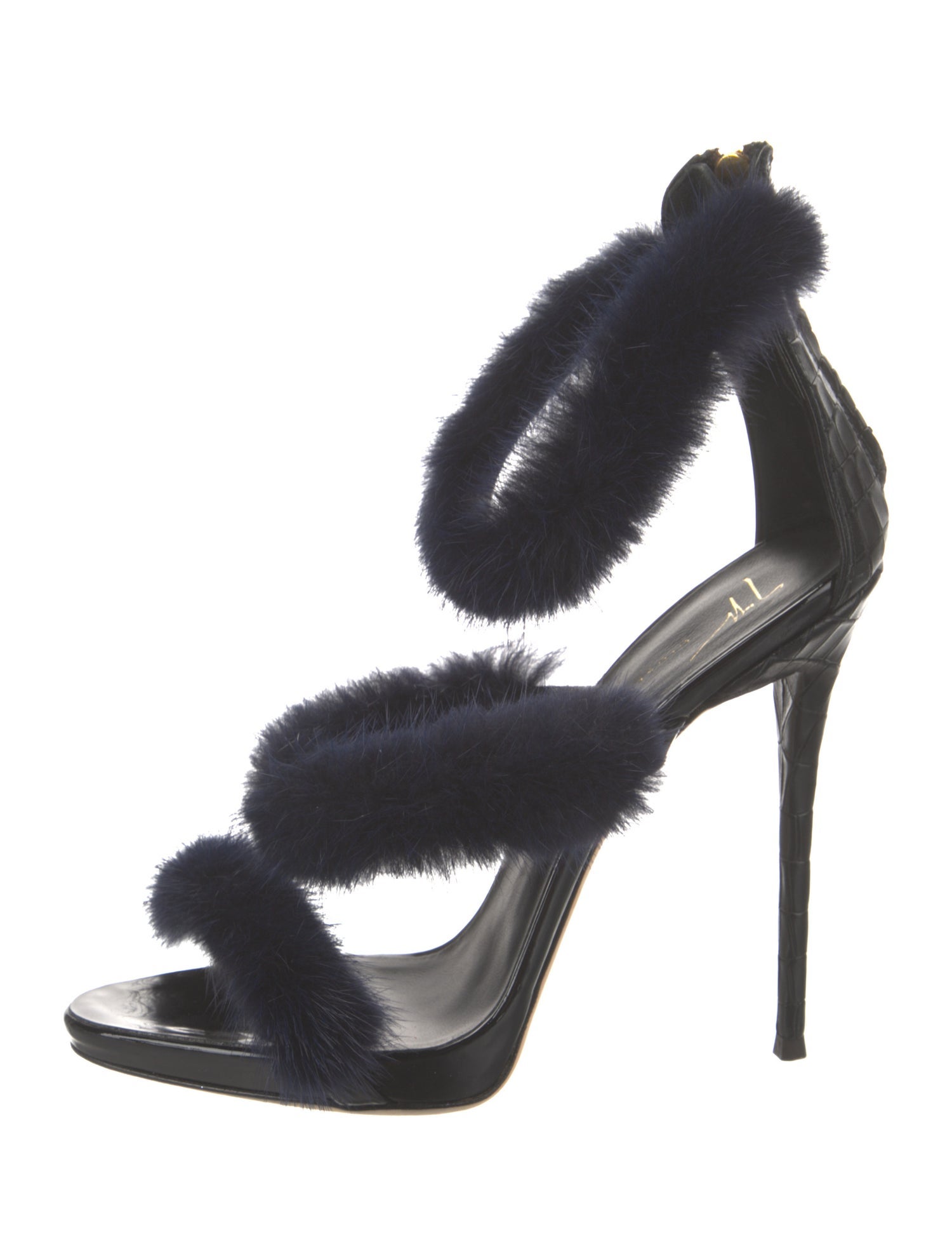 Giuseppe Zanotti Fur Sandals