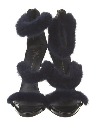 Giuseppe Zanotti Fur Sandals