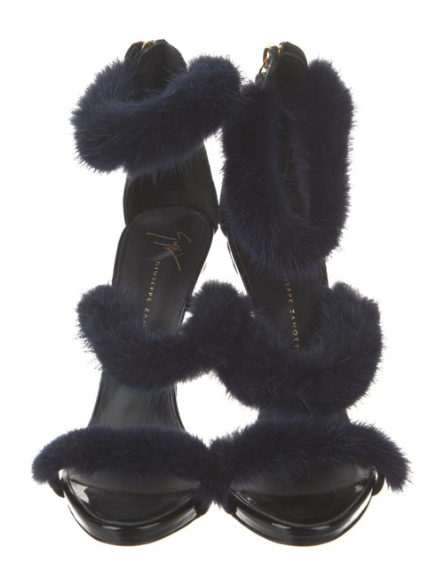 Giuseppe Zanotti Fur Sandals