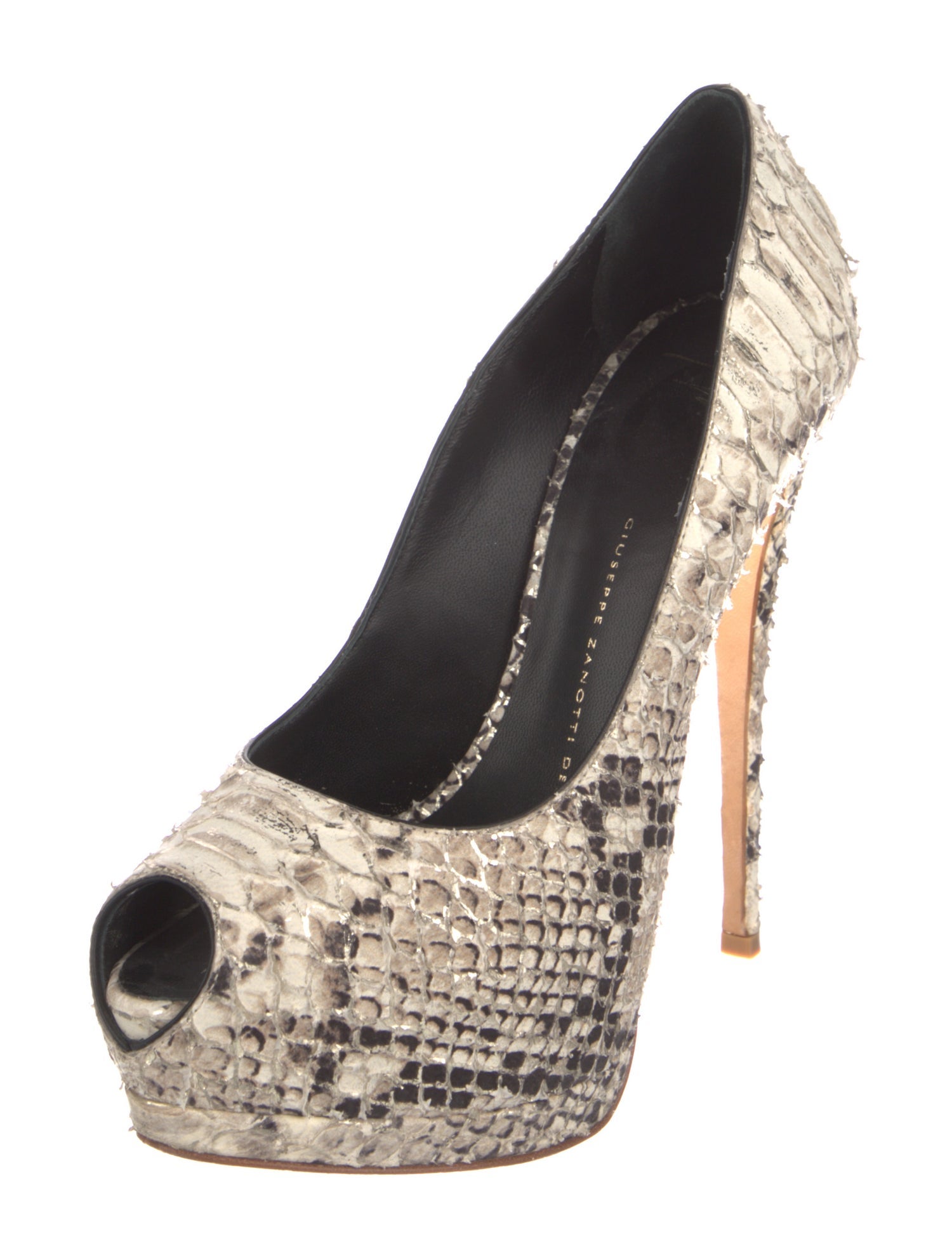 Giuseppe Zanotti Python Animal Print Pumps
