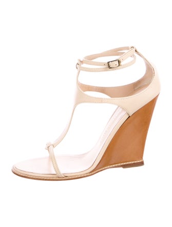 Giuseppe Zanotti Leather T-Strap Sandals