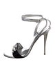 Giuseppe Zanotti Leather Crystal Embellishments Sandals