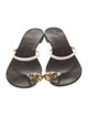 Giuseppe Zanotti Leather Crystal Embellishments Slides