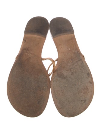 Giuseppe Zanotti Leather Crystal Embellishments Slides