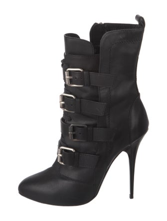 Giuseppe Zanotti Leather Lace-Up Boots