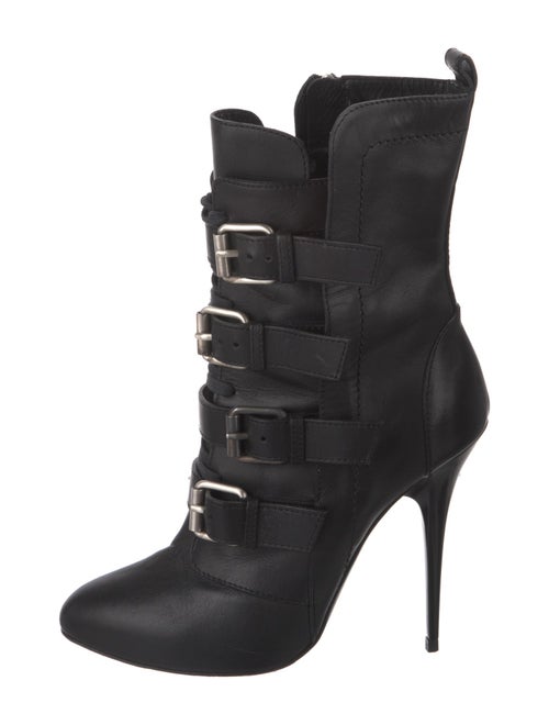 Giuseppe Zanotti Leather Lace-Up Boots