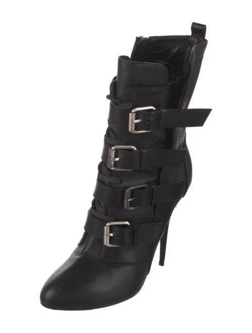 Giuseppe Zanotti Leather Lace-Up Boots