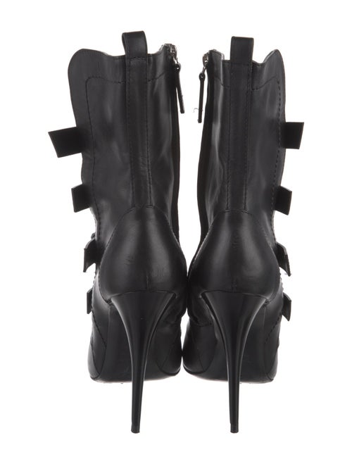 Giuseppe Zanotti Leather Lace-Up Boots