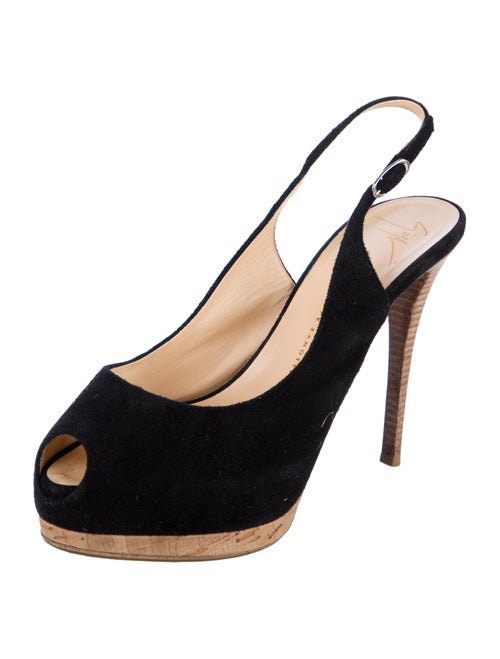 Giuseppe Zanotti Suede Slingback Pumps