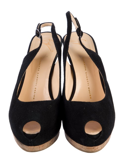 Giuseppe Zanotti Suede Slingback Pumps