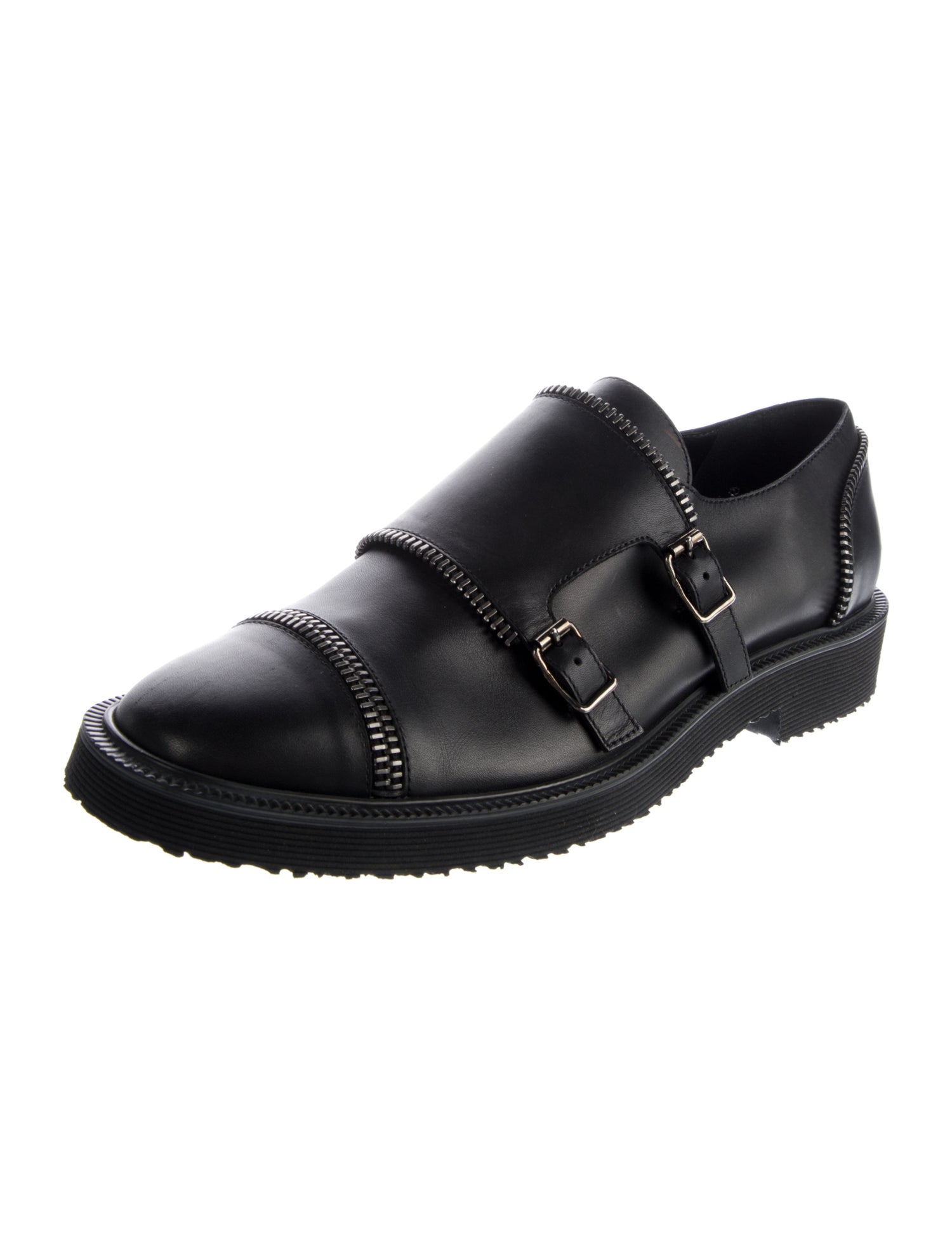 Giuseppe Zanotti Leather Monk Straps