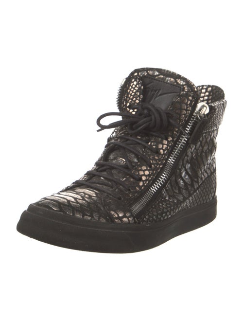 Giuseppe Zanotti Leather Animal Print Sneakers