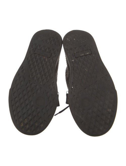 Giuseppe Zanotti Leather Animal Print Sneakers