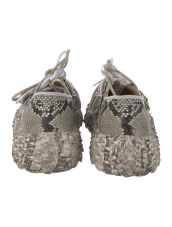 Giuseppe Zanotti Leather Animal Print Sneakers