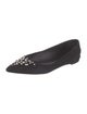 Giuseppe Zanotti Suede Crystal Embellishments Flats
